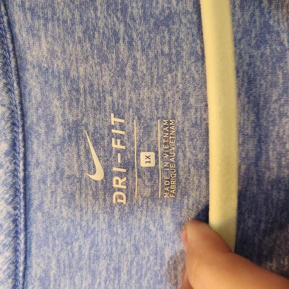 Nike Dri-FIT Women's Blue Performance T-Shirt - Size 1X NWOT - Picture 3 of 8